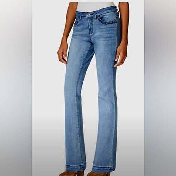Earl Jeans Denim - Earl Braided Pocket Y2K Bootcut Flare Jeans ⭐️⭐️